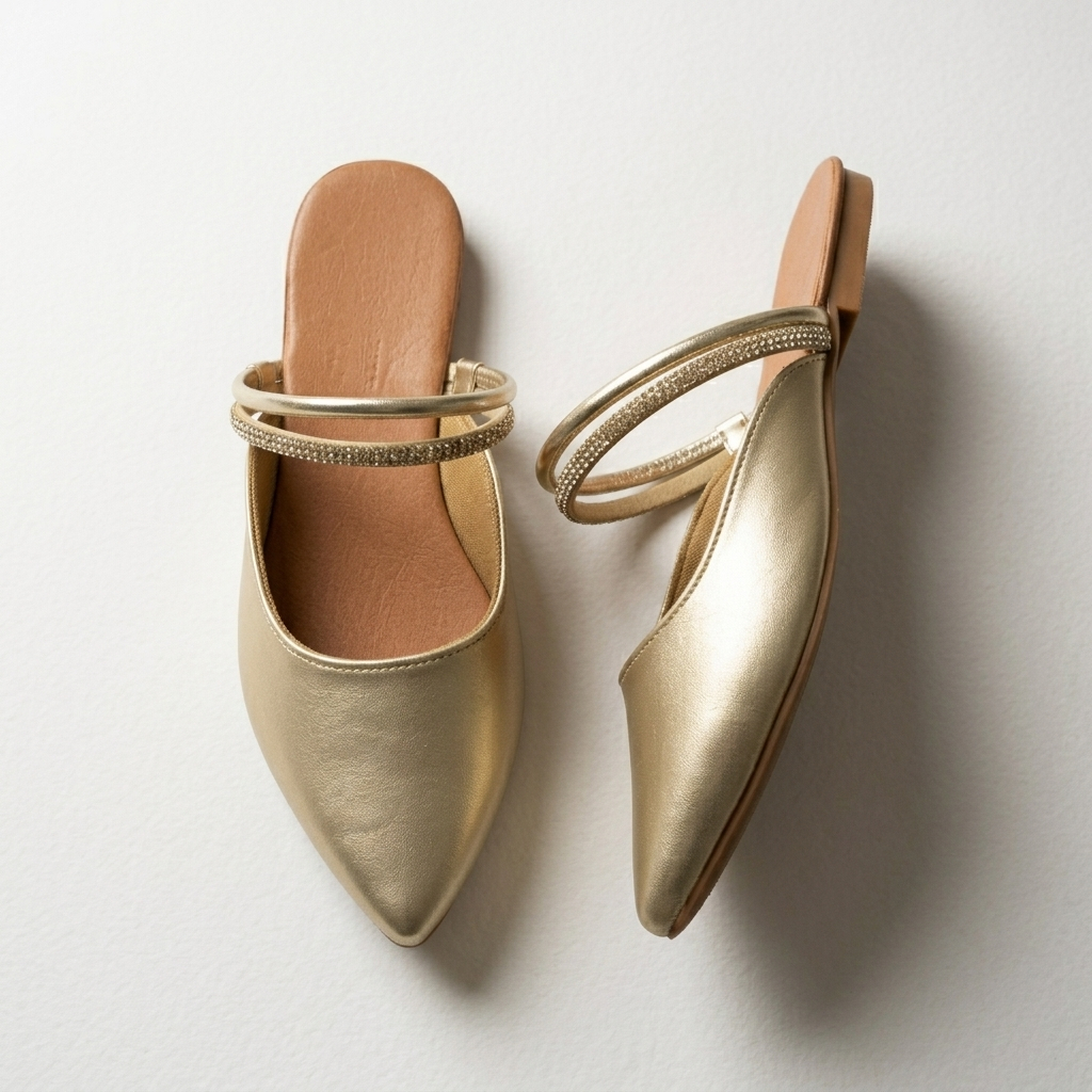 Sandália Mule Feminina Elegante Confortável Para Trabalho Escritório