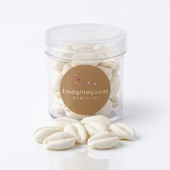 60 Mini Confeitos de açúcar Búzios para decorar doces e chocolates