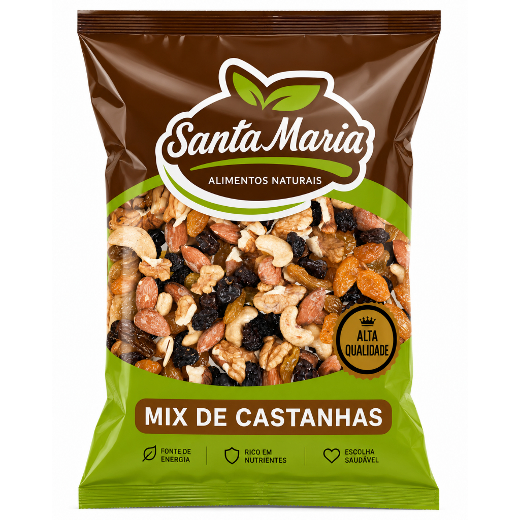 Mix Nuts com Castanha de Caju, Amêndoa e Nozes