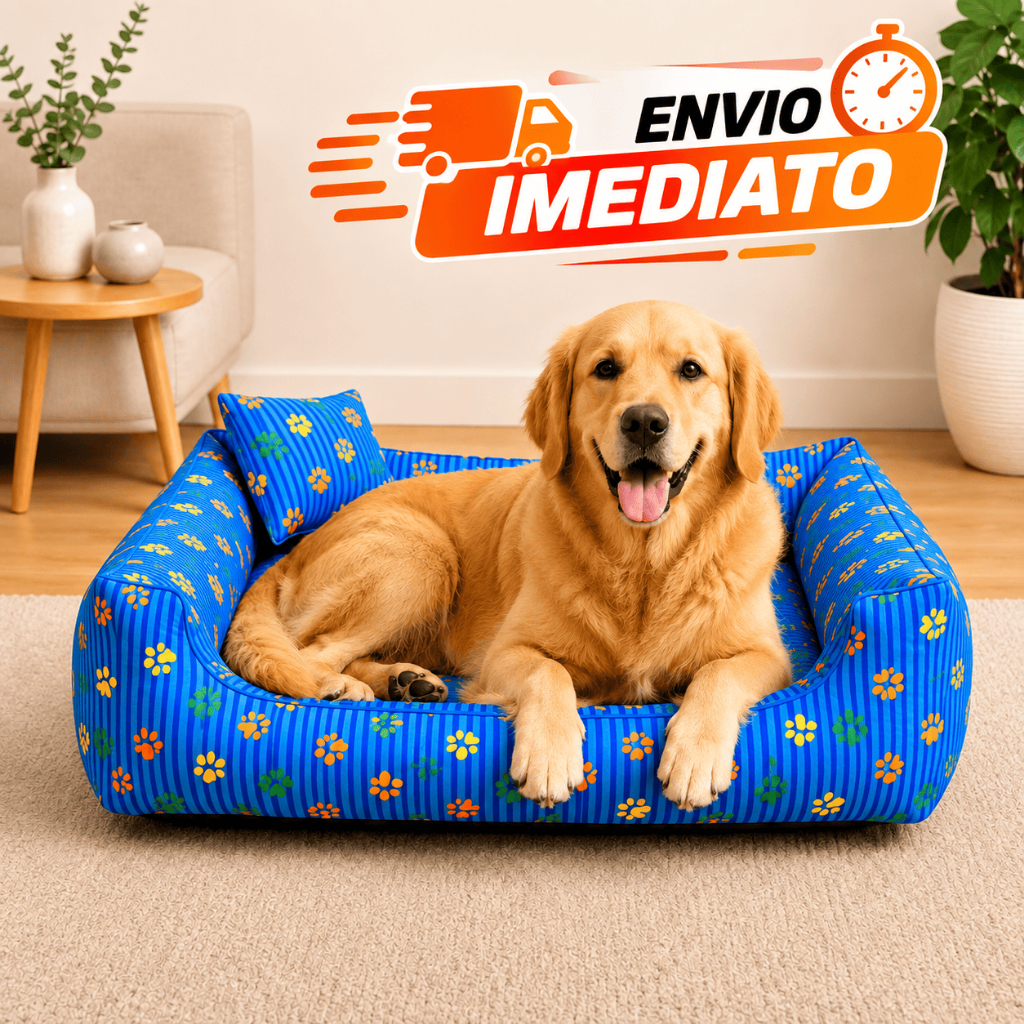 Cama Pet Pra Cachorro Extra Grande Premium Impermeável + Almofadinha