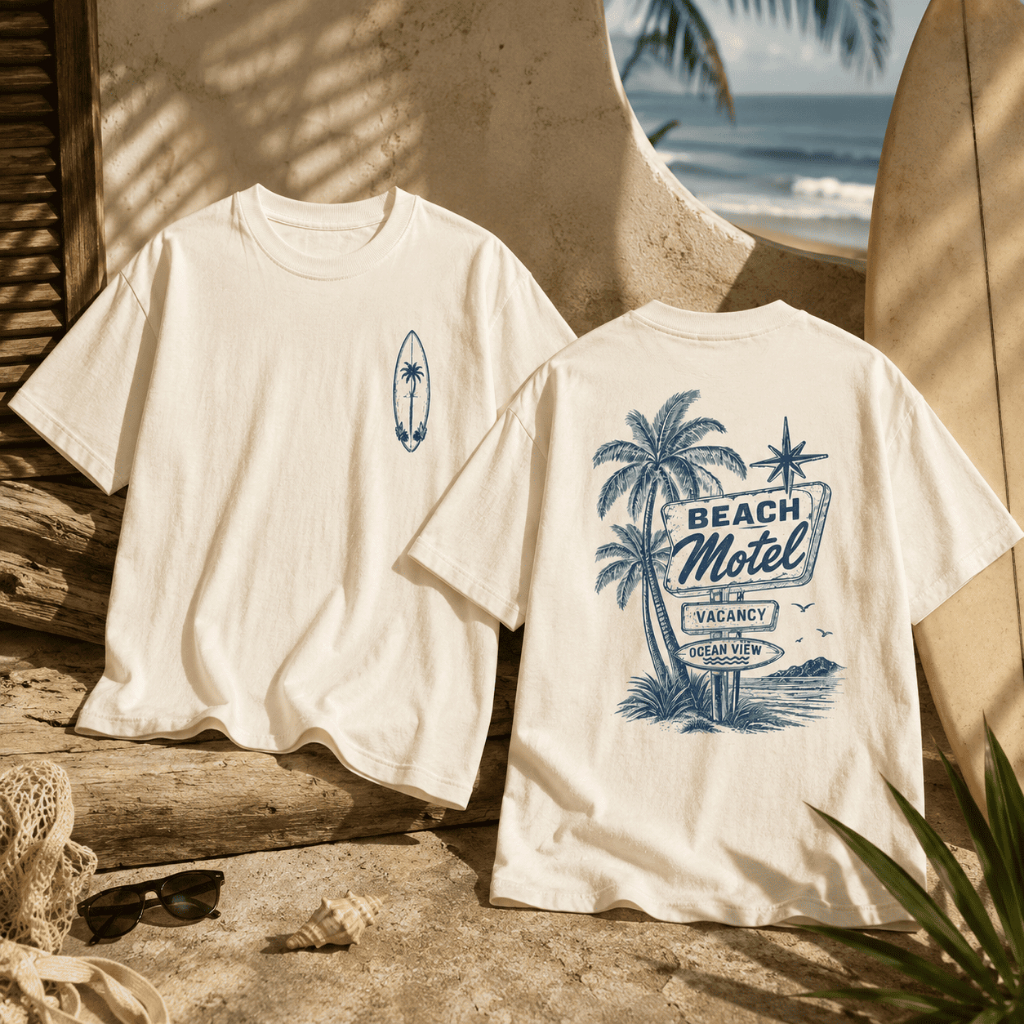 Camiseta Oversized Masculina Verão Summer Surfista Vintage Streetwear 100% Algodão Lifestyle Americana College