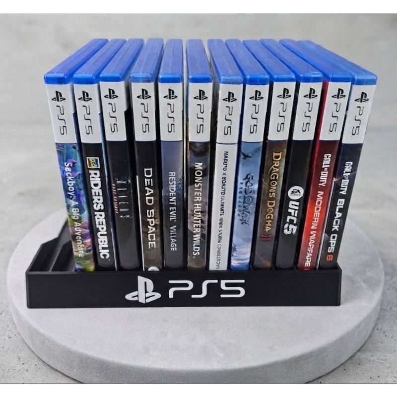 Suporte De Jogos Ps5 Ps4 Ps3 Organizador Porta Jogos Playstation Ps5 Ps4 Porta Mídias Game Cases Expositor Vertical Mesa