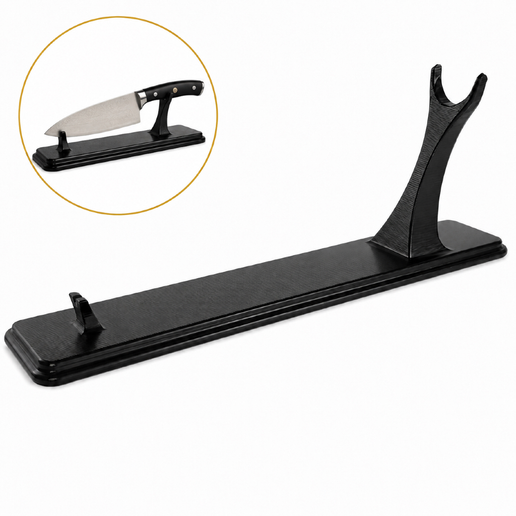 Expositor de Facas Suporte de Mesa para Cutelaria e Coleção
