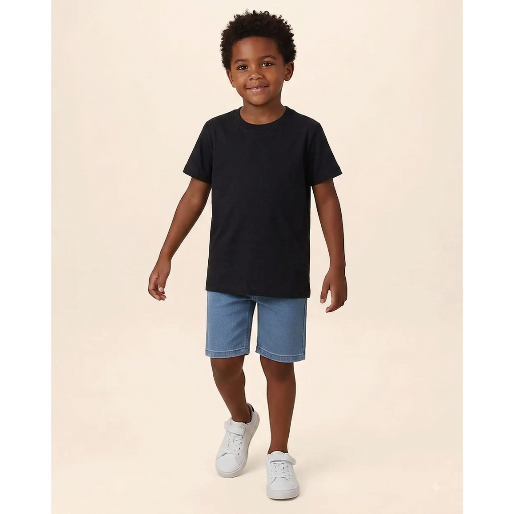 Camiseta Infantil Menino Decote Redondo Em Malha UV50+ Malwee Kids