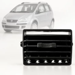 Tela difusor Ar Central Fiat IDEA 2006 a 2010 Preto