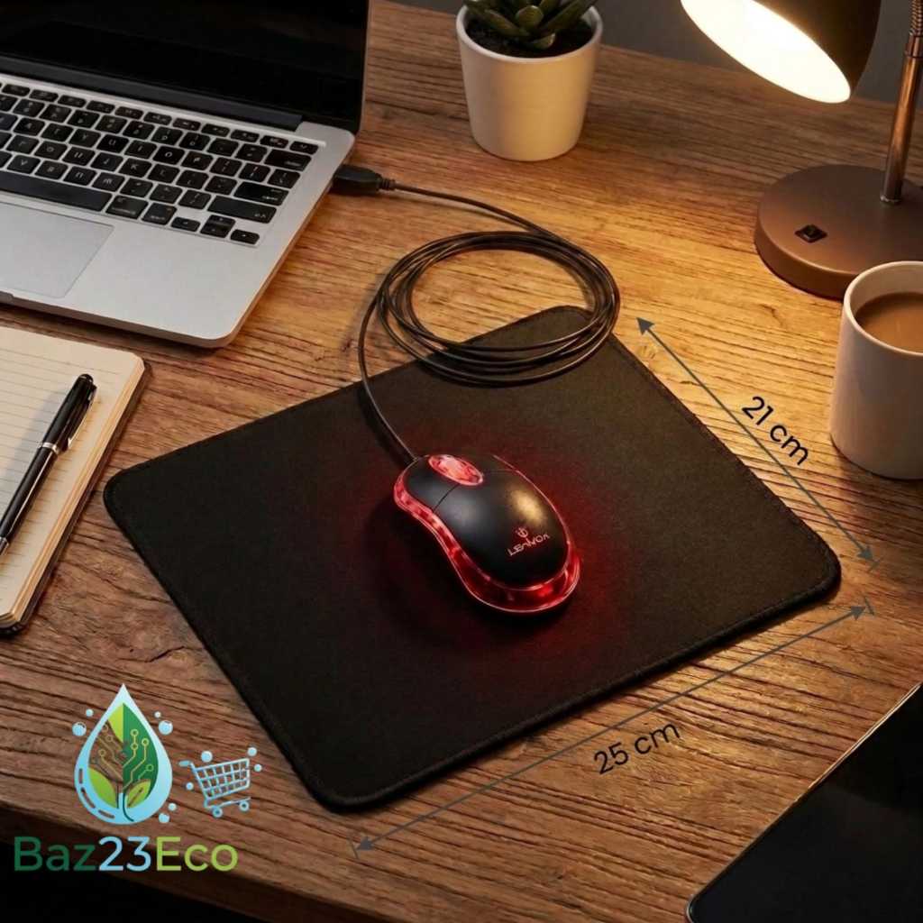 Kit Mouse USB com Fio + Mouse Pad Gamer Antiderrapante Variação apenas o Mouse Apenas Mouse Pad ou KIT
