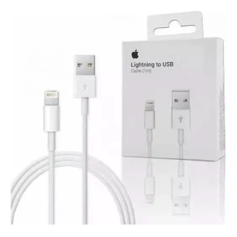 Cabo Original Apple USB 2.0 Lightning para iPhone iPad AirPods Carregador