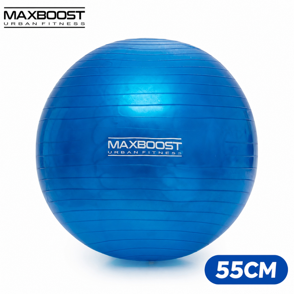 Bola Suíça de Pilates 55cm Anti-Estouro Maxboost Academia