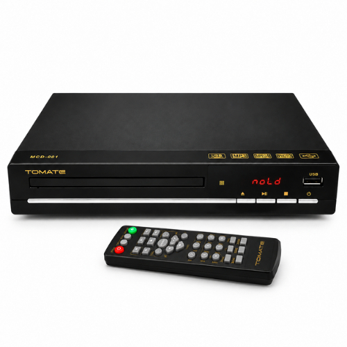 Leitor DVD Player HDMI USB AV Compacto Reprodutor CD DVD Controle Remoto TV Áudio Estéreo Bivolt