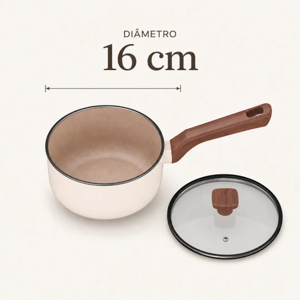 Panela Mimo Style Pratic Cook Antiaderente 16 cm Indução — imagem 2 de 2