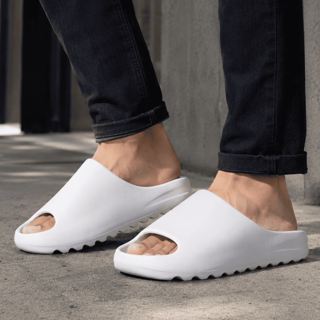 Chinelo Masculino Slide Nuvem Amortecido Macio Confortável Antiderrapante Praia