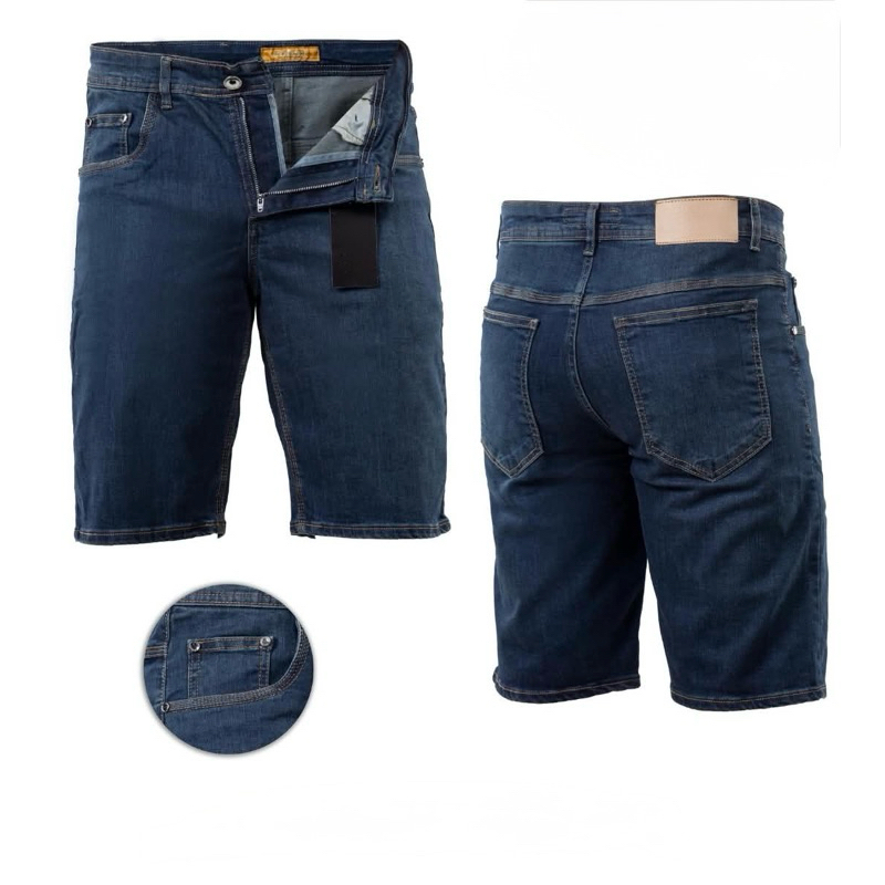 Bermuda Jeans Masculina Slim com Elastano – Conforto e Estilo
