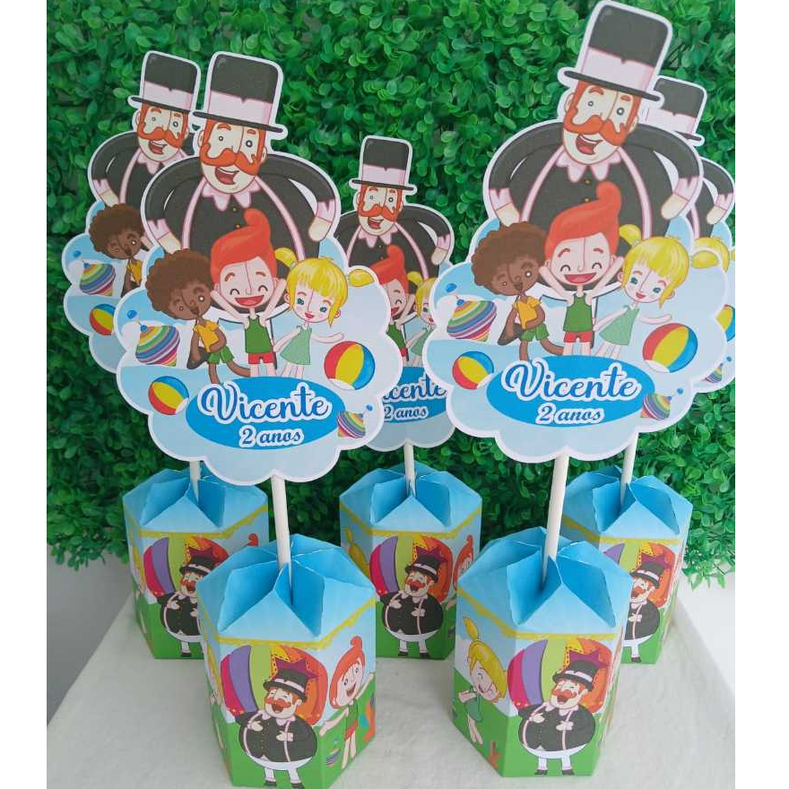 CENTRO DE MESA URSINHA /pegue e monte Enfeite de mesa para lembrancinha personalizada
