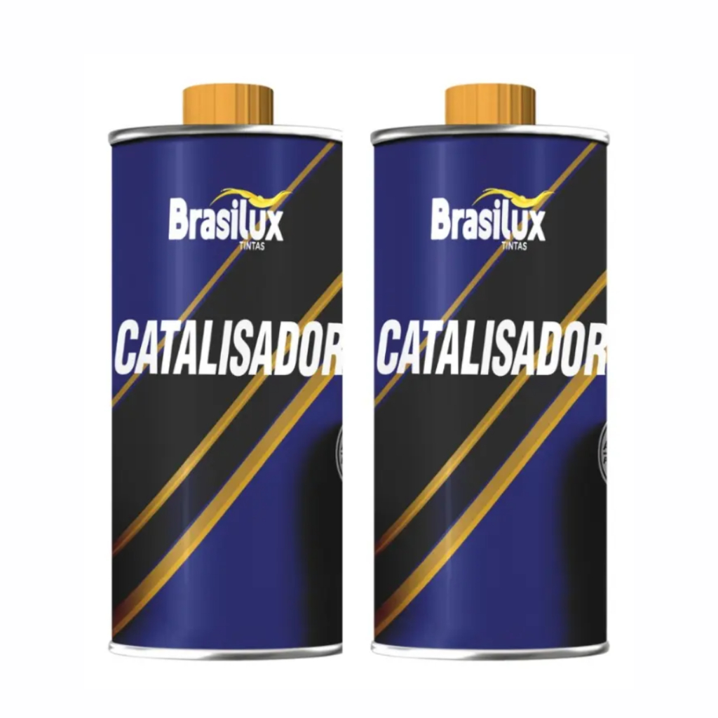 Kit 2 Un Catalisador Para Esmalte Sintético Brasilux 150ml Repintura Automotiva