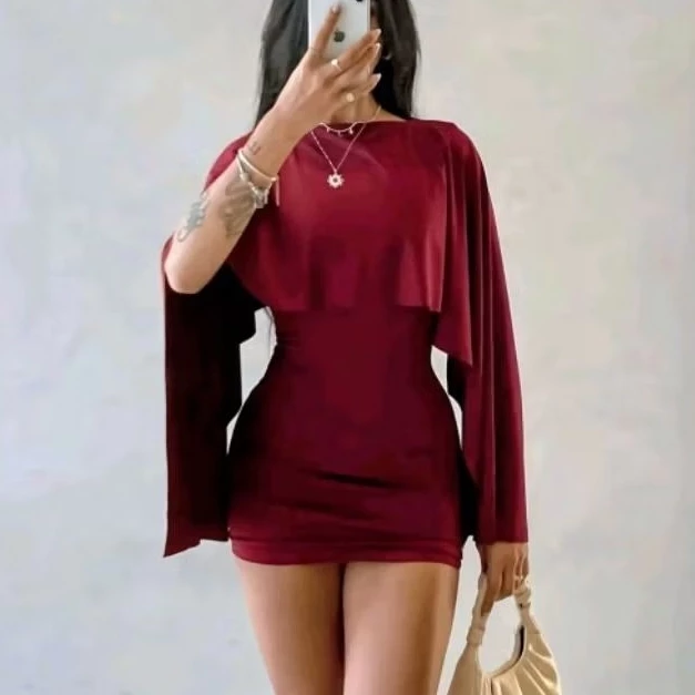VESTIDO FEMININO CURTO TUBINHO ELEGANTE MAIS CAPA BOHO CHIQUE SEXY GRINGA NO SUPLEX — imagem 1