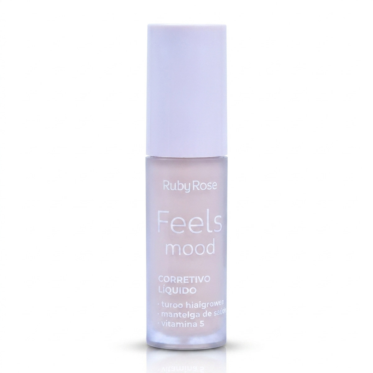 Corretivo Líquido Mood Ruby Rose 6 4ml C00 cobertura uniforme acabamento natural aplicador prático