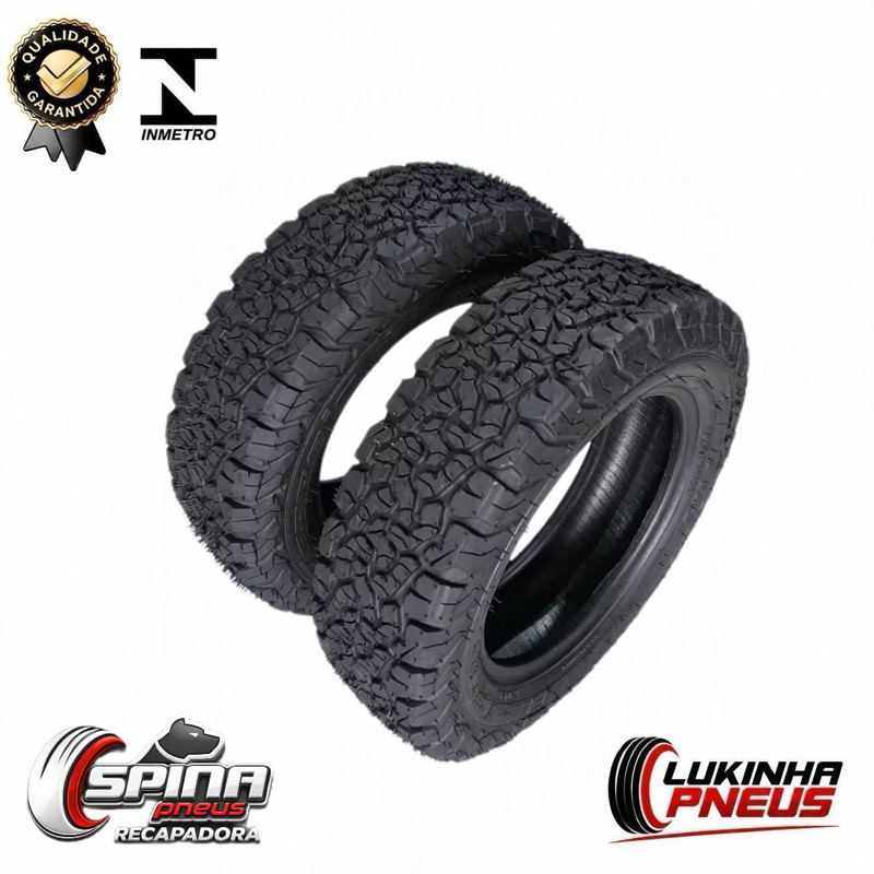 Kit de 2 pneus 175/70/14  desenho BF Remold Premium Para Carro