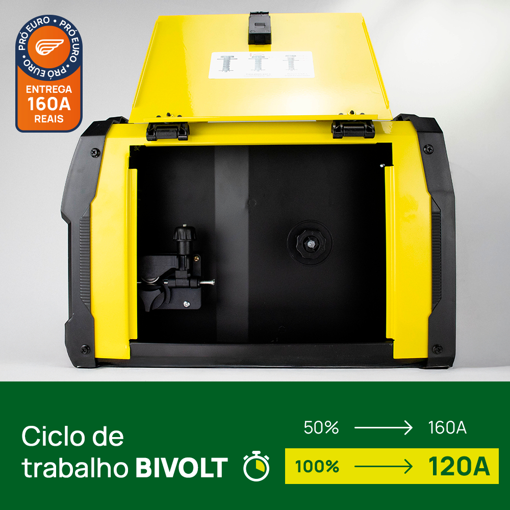 Máquina de Solda Multiprocesso WK MIG 160A Bivolt MIG MMA TIG LIFT - Pró Euro · foto 2