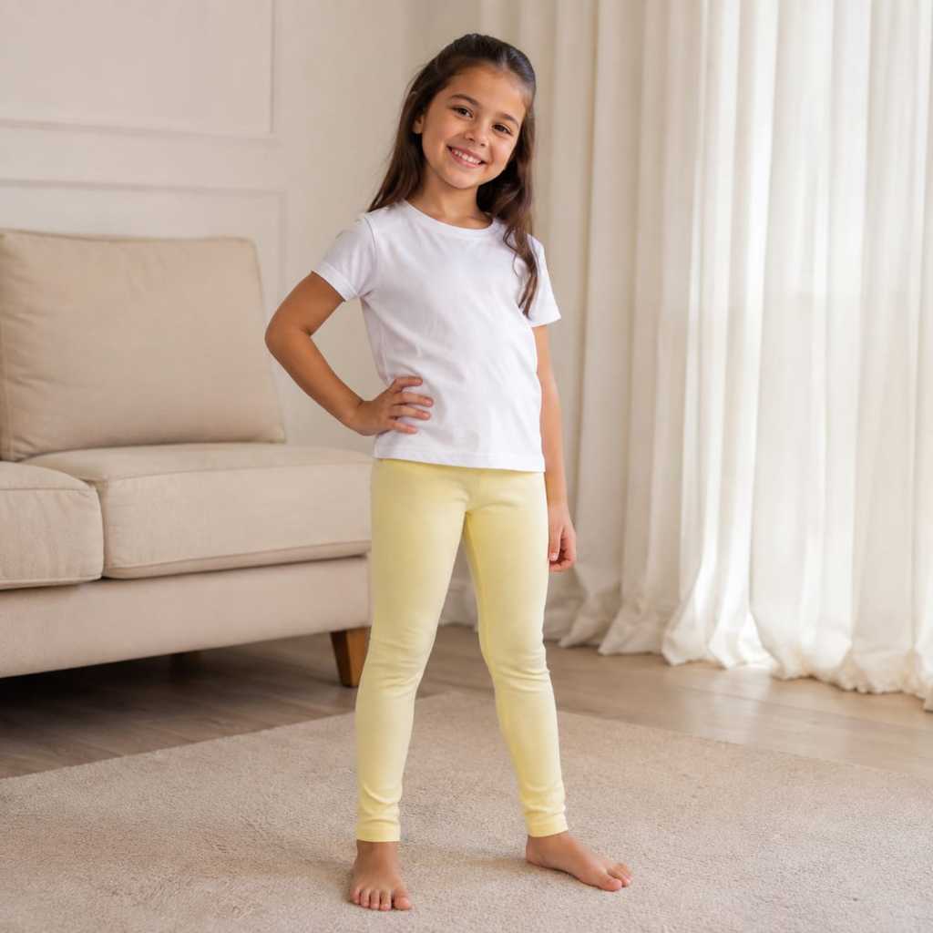 Kit 2 Legging Infantil Feminina Menina Calça Legging Estampada Confortável Cores e Estampas Variadas