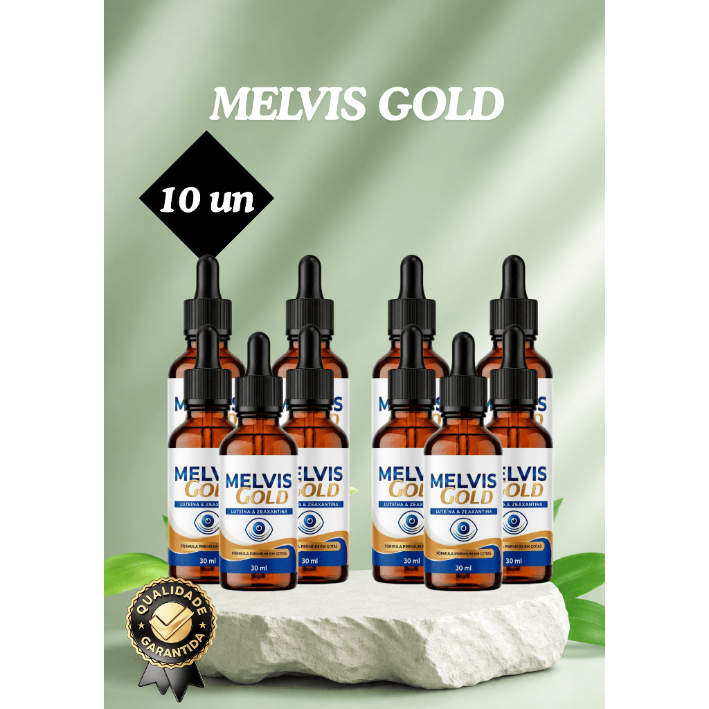 MELVIS GOLD 30ML PREMIUM - SUPLEMENTO ALIMENTAR - LOJA OFICIAL
