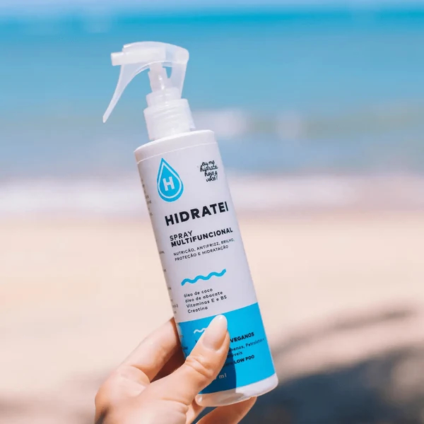 Kit 2 Refis Spray Multifuncional Hidratei 200ml Leave-in Antifrizz — imagem 2 de 2