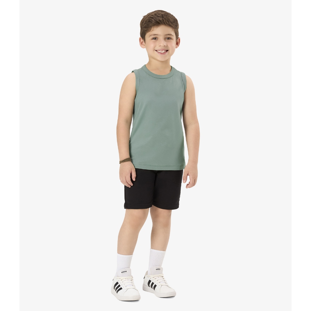 Bermuda Básica Infantil Masculina Moletinho Rovitex Kids
