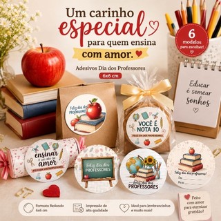 Dia dos professores/TAG dia dos professores/Adesivo personalizado/Lembrancinha dia dos professores