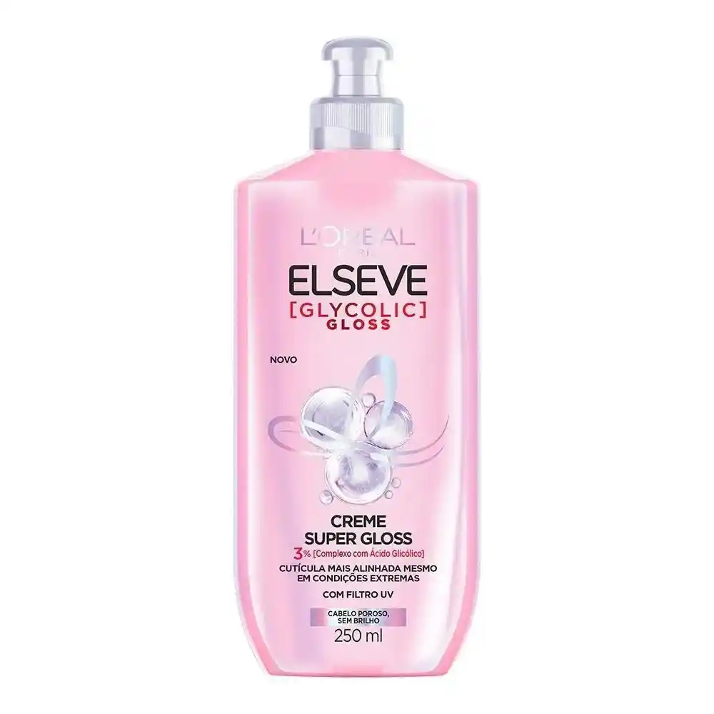 Creme Para Pentear Elseve Glycolic Gloss 250ml