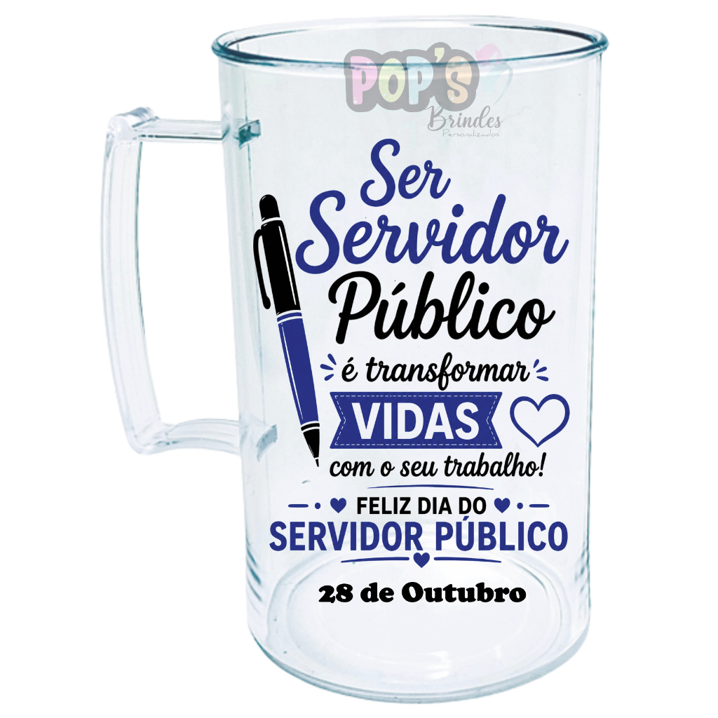 90 Canecas Acrilicas Dia do Servidor Público — imagem 2 de 2