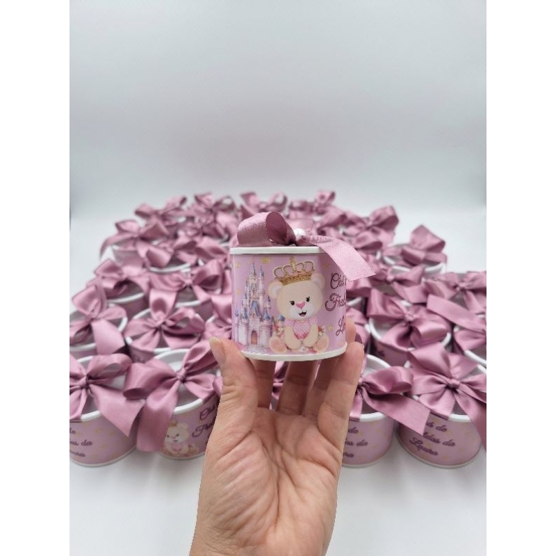 Kit Tubolata Personalizada 5x6cm Lembrancinha Maternidade Batizado Aniversario Cha de Bebe