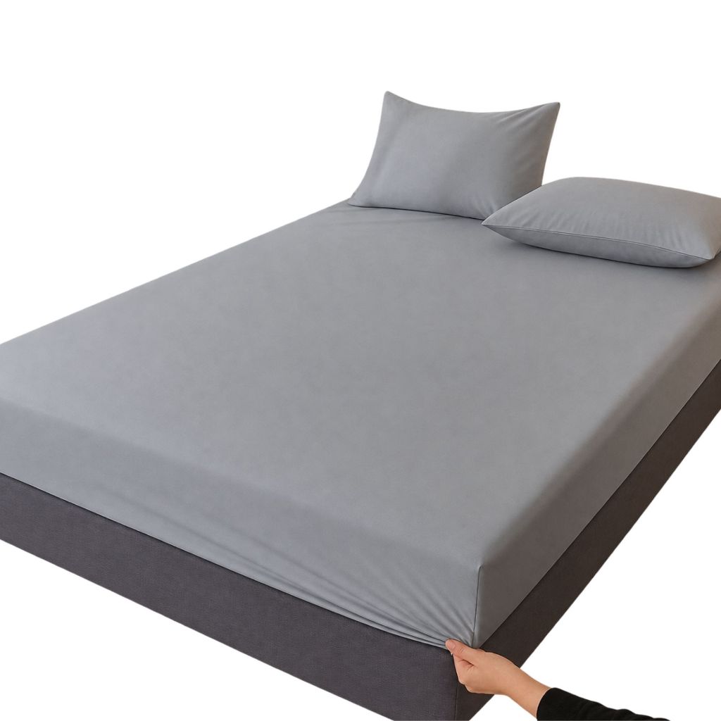 Lençol Queen 400 Fios Micropercal Tecido Acetinado