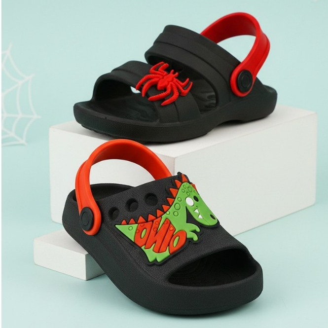 Sandália Infantil Kit 2 Pares Menino Chinelo Nuvem Macio Leve Confortável Antiderrapante Dia a Dia