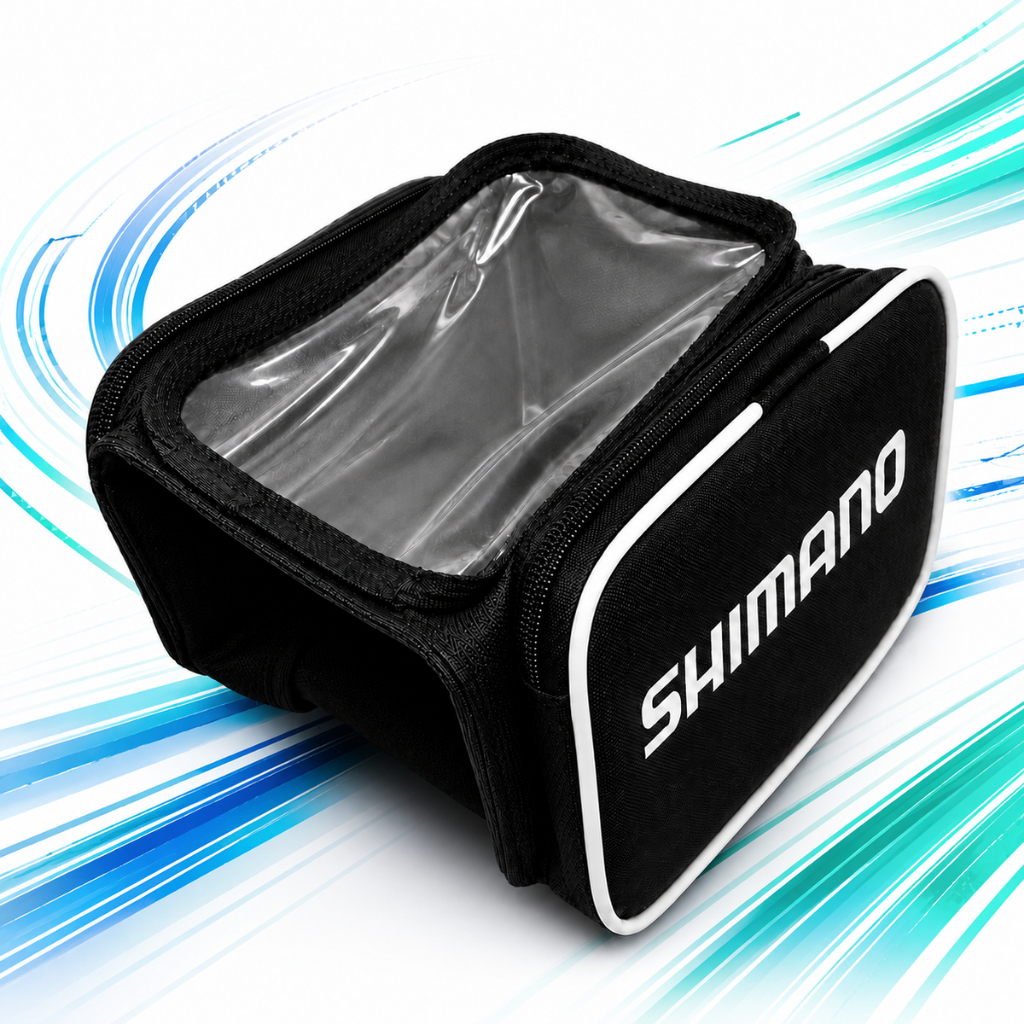Bolsa Alforje Bicicleta Shimano Bike Quadro Suporte Celular Porta Objetos Porta Celular smartphones Acessórios Ciclismo