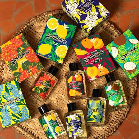 Deo Colônia Phebo 200ml | Nectarina Andaluzia, Coco da Bahia, Verbena Tropical, Gêrania Bourbon, Limão Siciliano