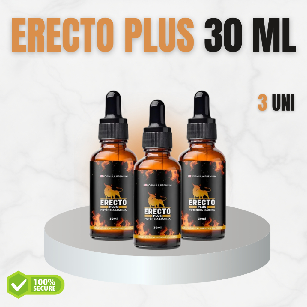 Mega Promoção Erecto Plus Original Mega Eficaz 30ML