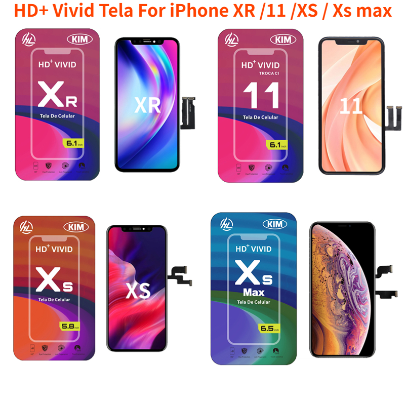 Frontal Tela Compatível iPhone Xs/Xs Max/Xr/11 - Frete Grátis HOJE! 100% Testada