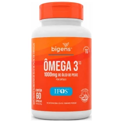 BIGENS Ômega 3 TG IFOS 60 Cápsulas EPA DHA 1000mg Óleo de Peixe