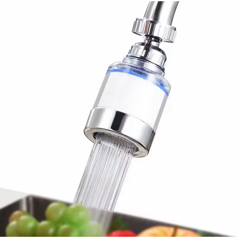 Filtro de Torneira Rotativo Universal Purificador de Água Remove Cloro para Cozinha