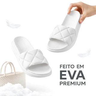 Chinelo Feminino Nuvem Slide borracha EVA Sandalia Feminina Rasteirinha Estiloso Leve Macio Sandalha