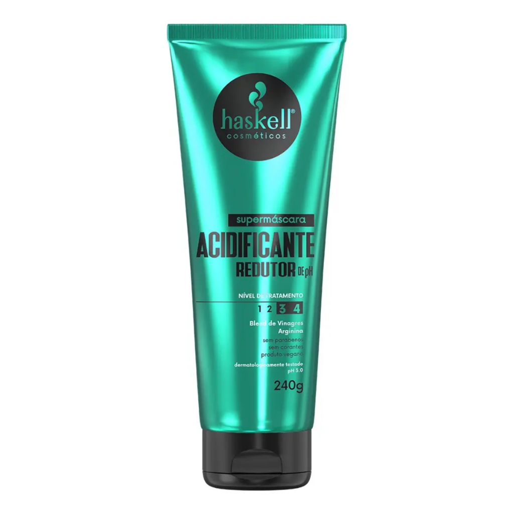 Supermáscara Acidificante Haskell 240g Redutor de pH