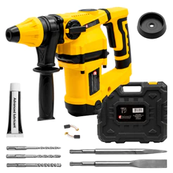 Martelete Perfurador e Rompedor 1600w 6J SDS Plus com Kit e Maleta