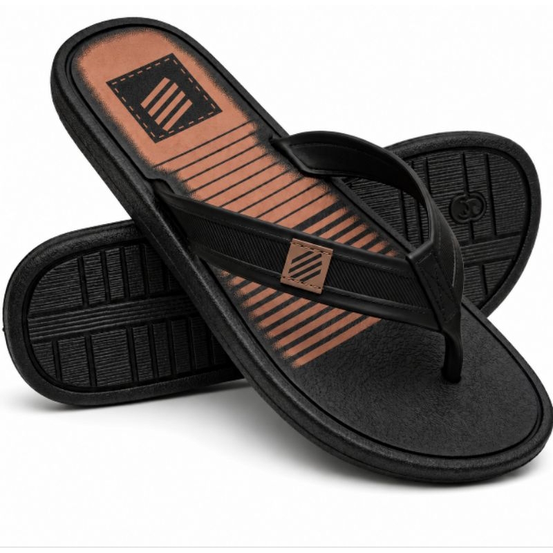 Chinelo  Sandalia Masculino Antiderrapante Borracha Leve e Confortavel Promoçao