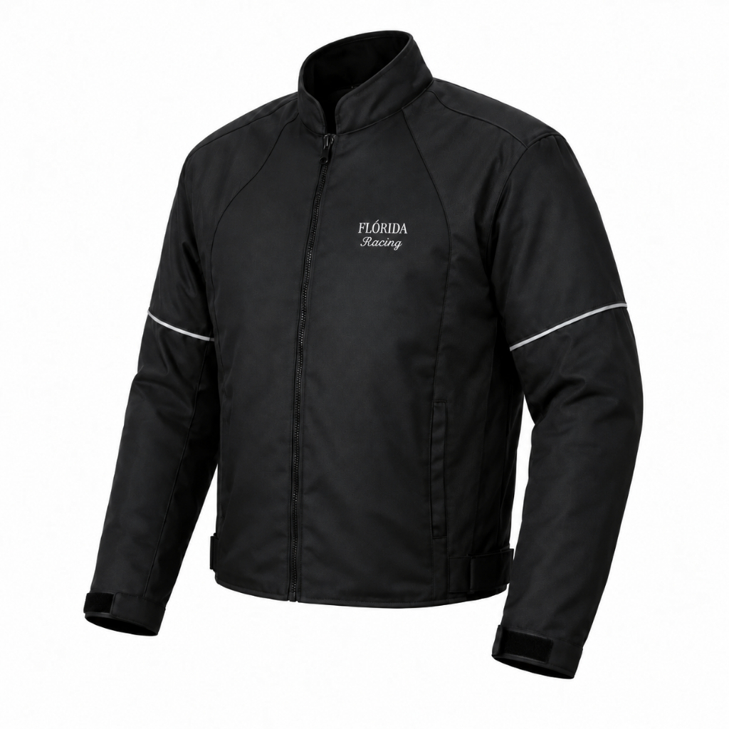 Jaqueta de Moto Flórida Racing STAGLAA Cordura com Ombreiras Cotoveleiras e Protetor Dorsal