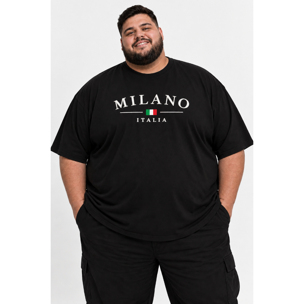 Camiseta Plus Size Oversized Extra Grande Macia G1 Ao G8