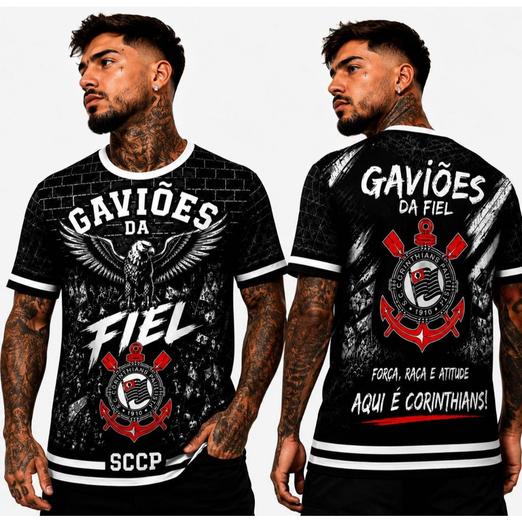 Camisa Tradicional Gaviões da Fiel Torcida