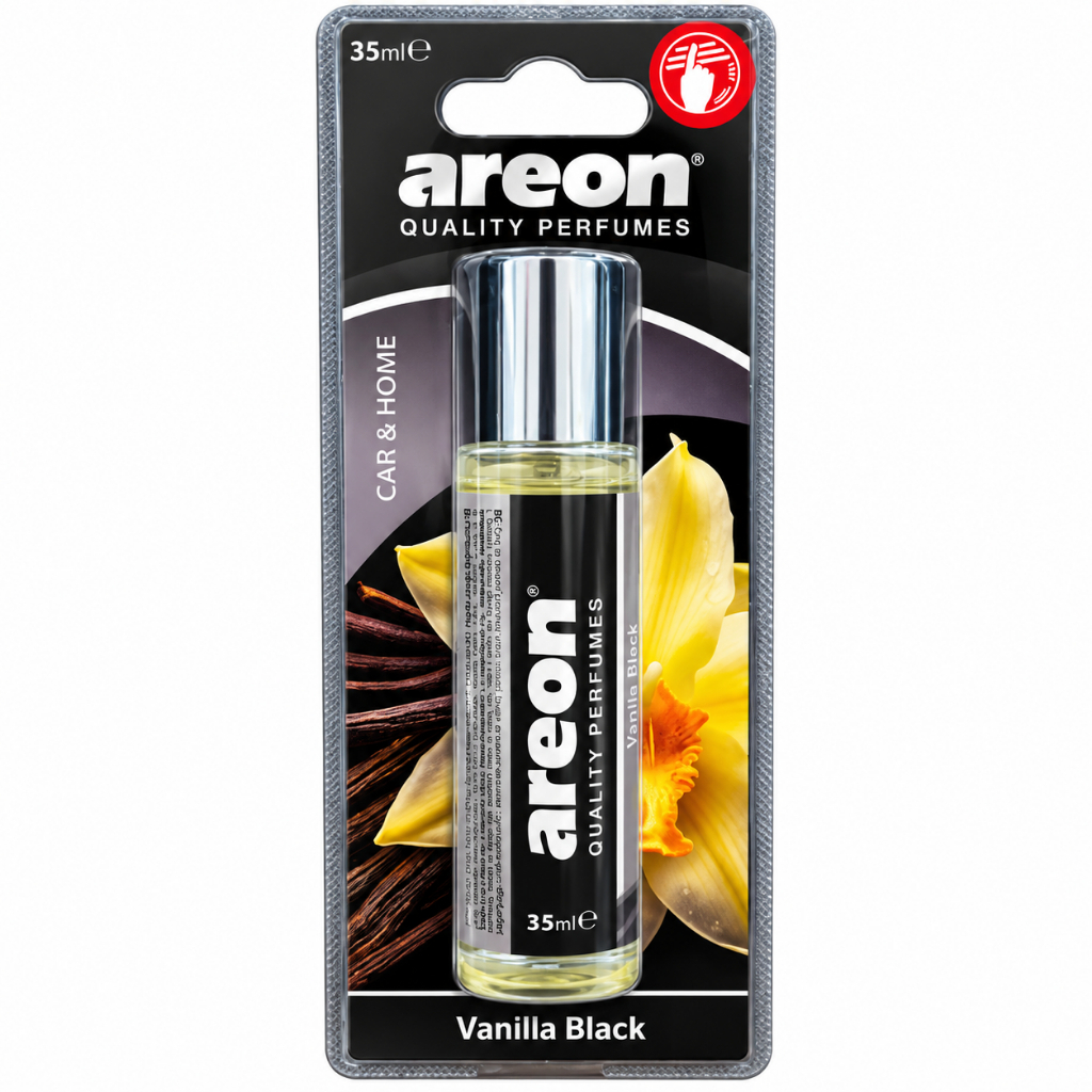 Perfume Automotivo Premium 35ml Aromatizante Spray Areon Fragancia Vanilla Black