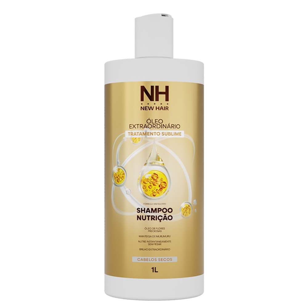 Imagem Shampoo Profissional Óleo Extraordinário 1L NEW HAIR BELKIT