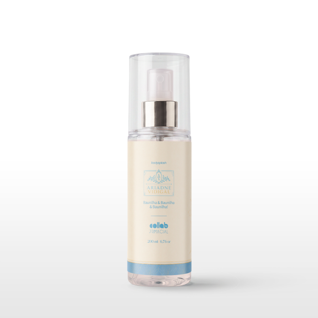 BODY SPLASH ARIADNE VIDIGAL 200ML PERFUME DOCE CREMOSO
