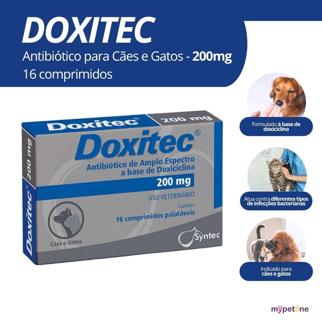 Doxitec Syntec 16 comprimidos - 200 mg