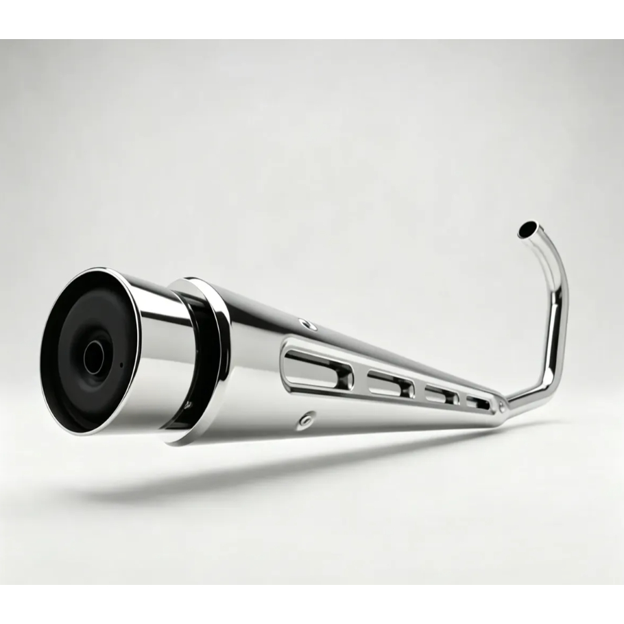 Escapamento Cg Titan 2000 A 2004 Ks/cg 125 Fan 2004 A 2008 Com Protetor Original Silenciso